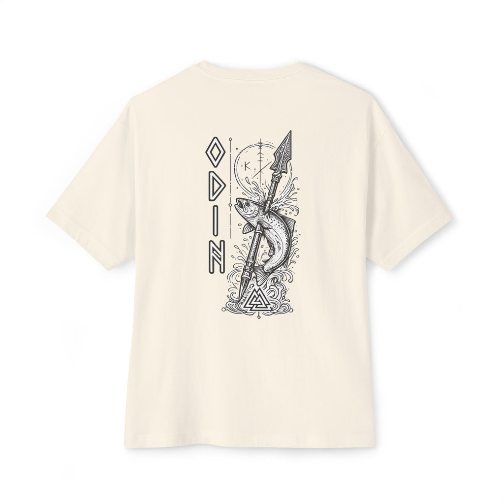 Odin Fishing Shirt – Norse Viking T-Shirt, Gungnir Spear Graphic Tee, Rune Design Shirt, Nordic Mythology Apparel, Fisherman Gift